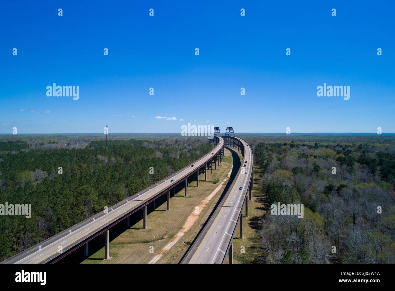 Generale W.K. Wilson Jr. Bridge, noto anche come Dolly Parton Bridge Foto Stock