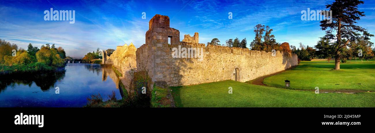 Desmond Castle, Adare, County, Limerick, Irlanda Foto Stock