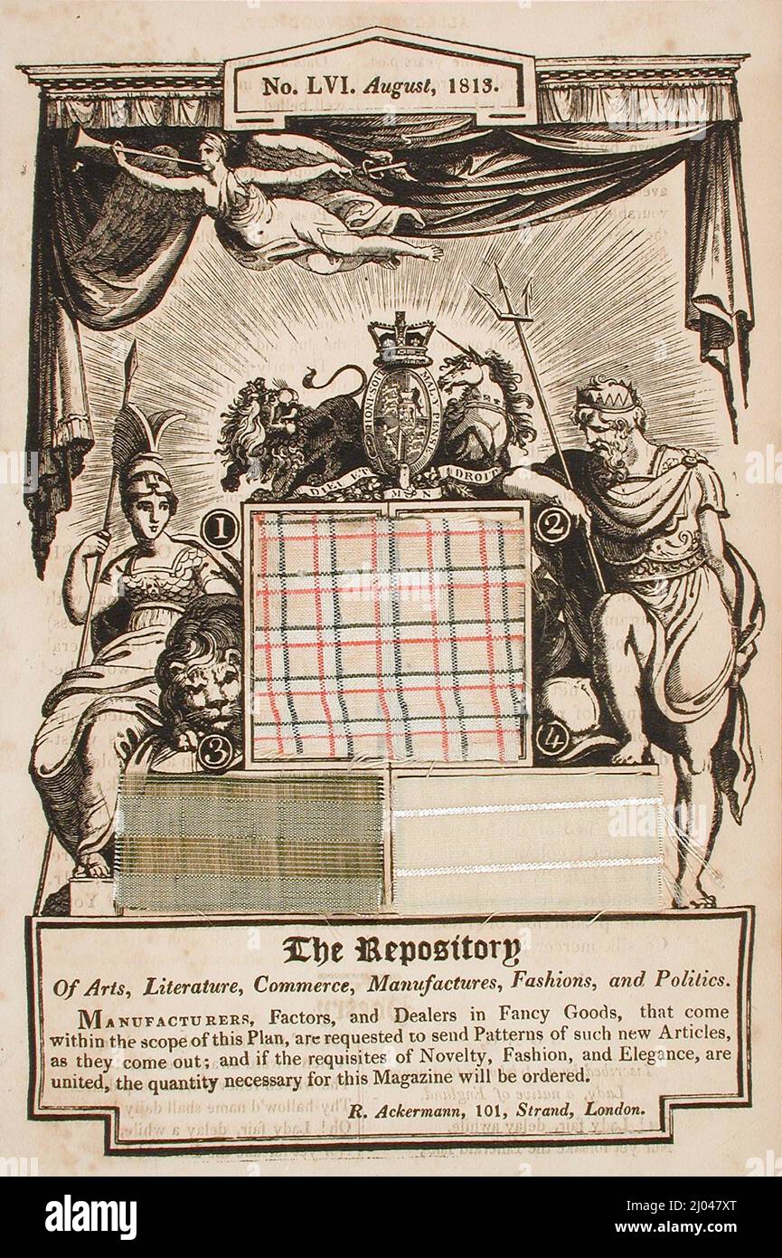 Il repository delle arti, della letteratura, del commercio, dei manufatti, dei fashions, E la politica: No. LVI Foto Stock