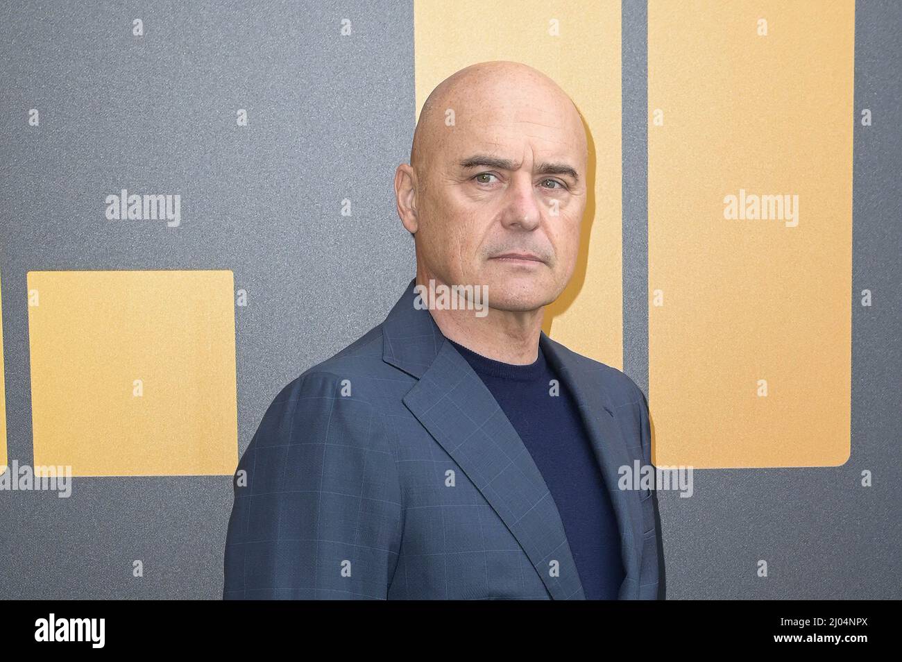 Luca Zingaretti partecipa alla fotocellula della serie Sky tv il Re allo spazio moderno Cinema. (Foto di Mario Cartelli / SOPA Images/Sipa USA) Foto Stock