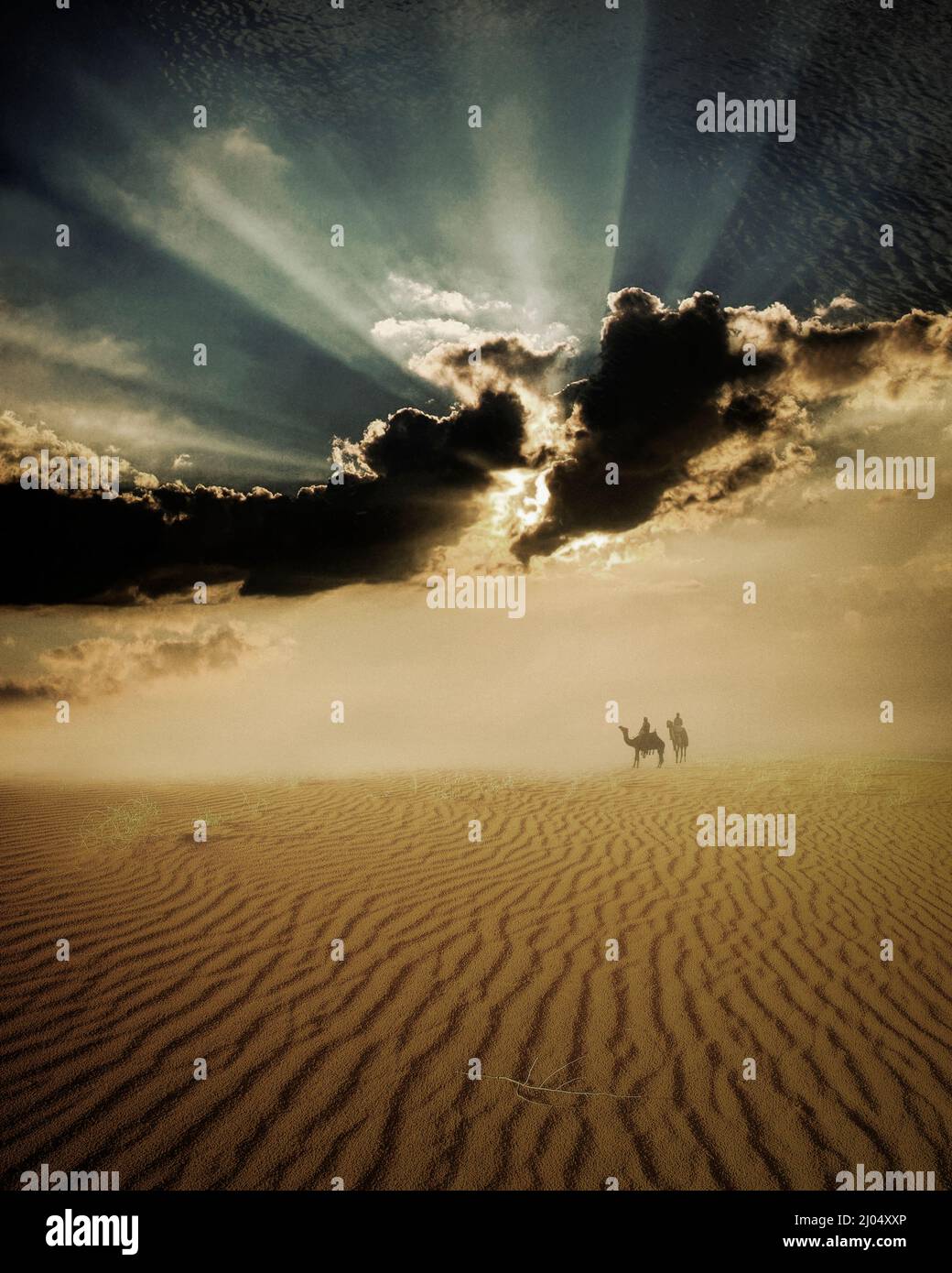 Concetto di viaggio: a est o a ovest Foto Stock