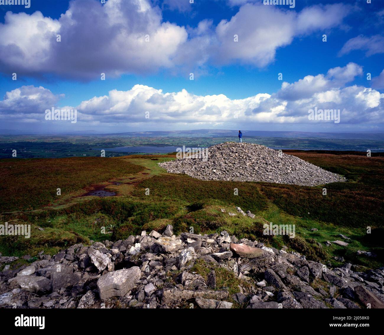 Carrowkeel Passage Tombs County Sligo, Irlanda Foto Stock