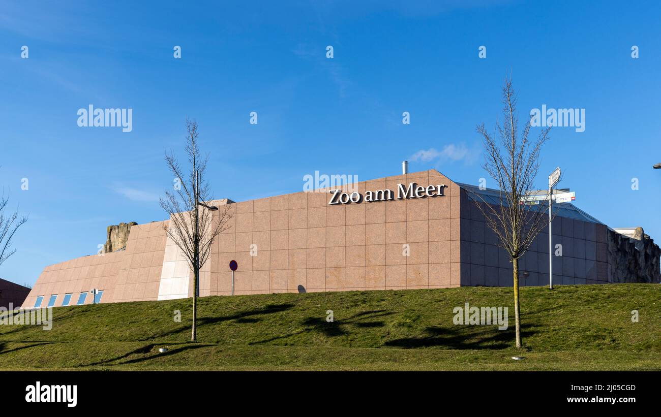 Bremerhaven Sea Zoo in una luminosa giornata di primavera Foto Stock