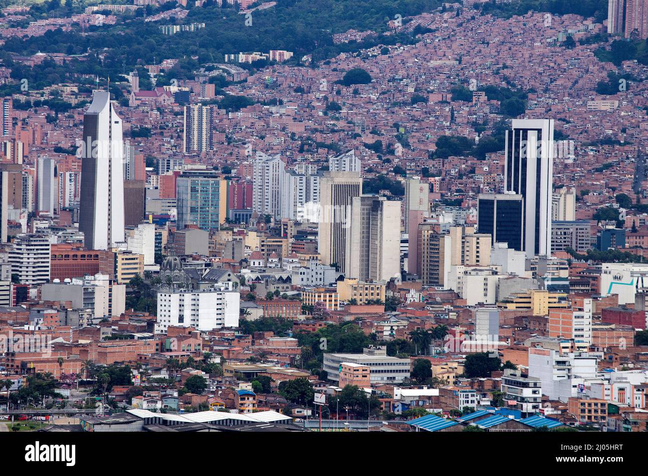 Medellin, Antioquia. Colombia - 13 marzo 2022. Medellin è la capitale della montagna, provincia di Antioquia in Colombia. Foto Stock