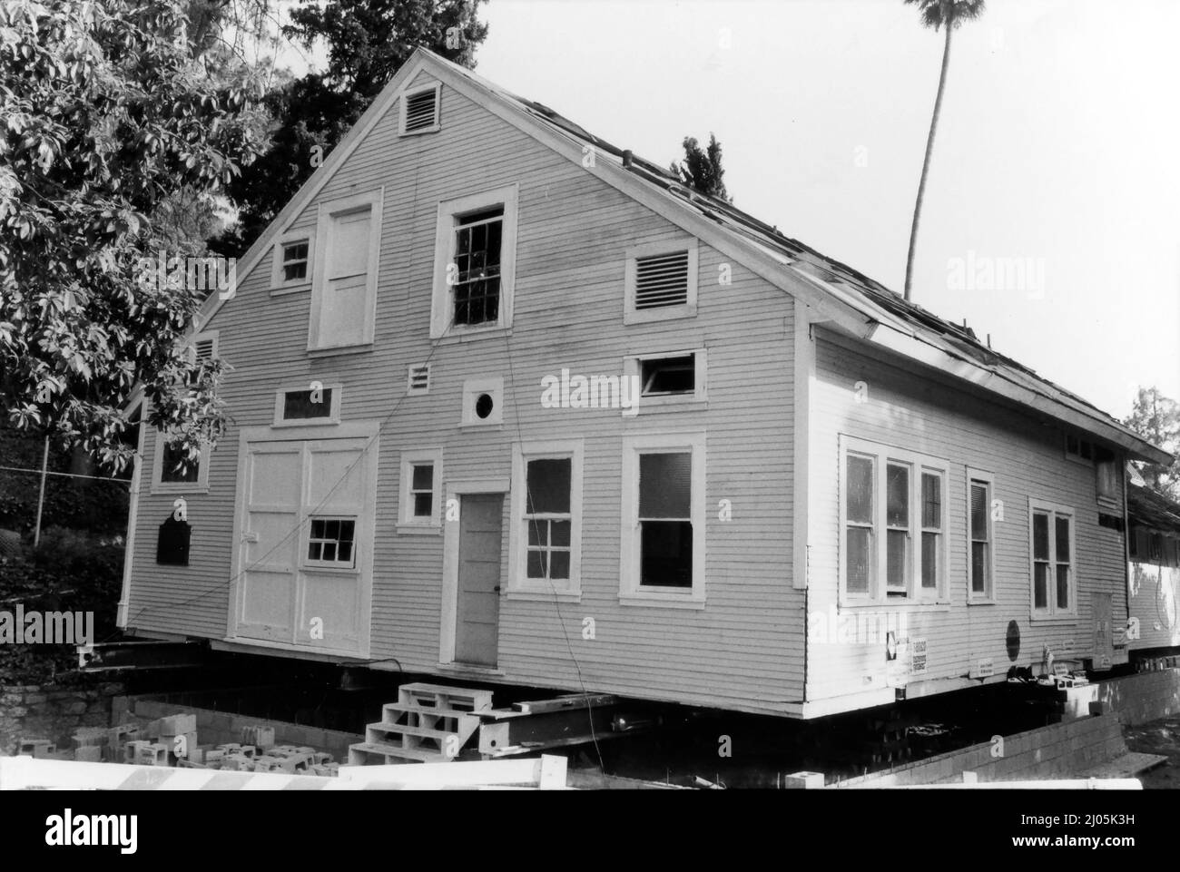 Il granaio Lasky - DeMille costruito nel 1895 è uno dei primi studi cinematografici di Hollywood ed è stato designato come monumento storico della California Sate. Foto Stock