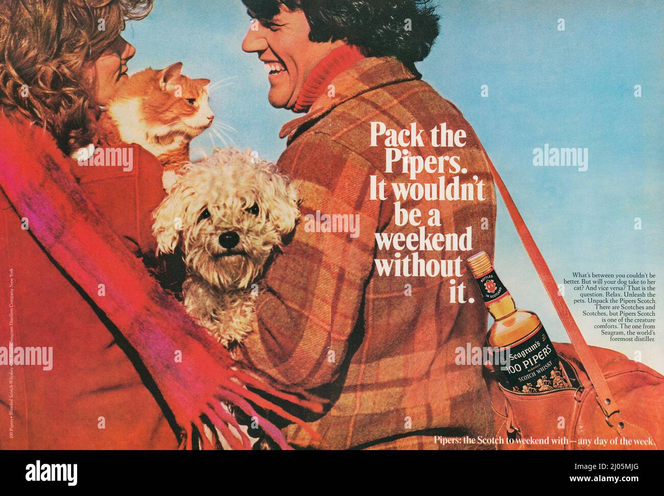 Vintage 25 Febbraio 1974 Magazine 'Sports Illustrated' Advert, USA Foto Stock