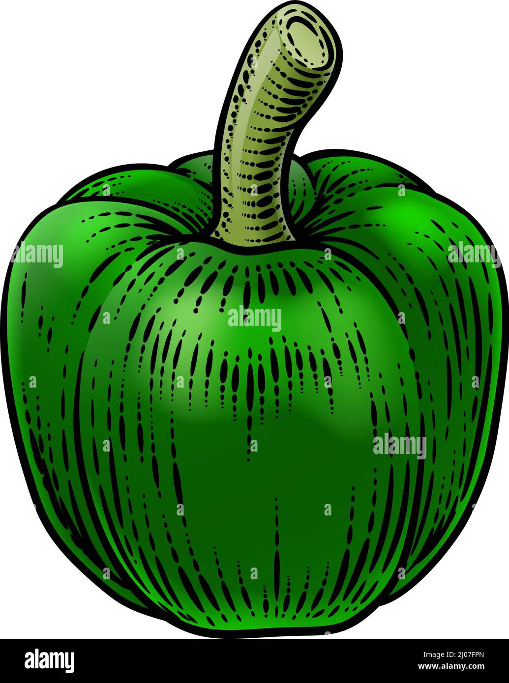 Illustrazione di Peple Vegetable Woodcut Illustrazione Vettoriale