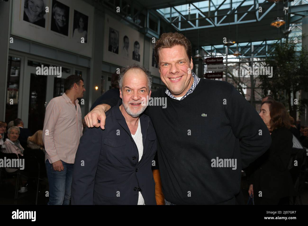 Marek Ehrhard und Tetje Mierendorf beim Neujahrsempfang bei Komoedie Winterhuder Faehrhaus Hamburg am 13,012022 Foto Stock