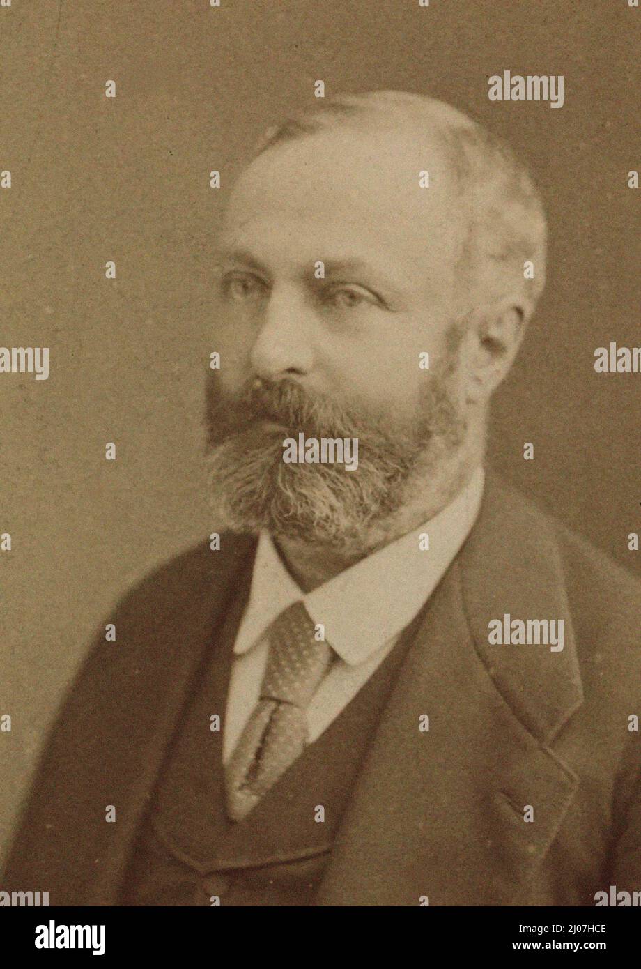 Ritratto del compositore Paul d'Ivry (1829-1903). Museo: COLLEZIONE PRIVATA. Autore: Studio fotografico Nadar. Foto Stock