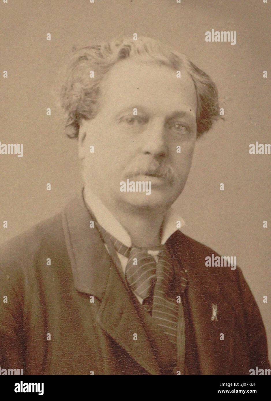 Ritratto di Lucien Petipa (1815-1898). Museo: COLLEZIONE PRIVATA. Autore: Studio fotografico Philippon. Foto Stock