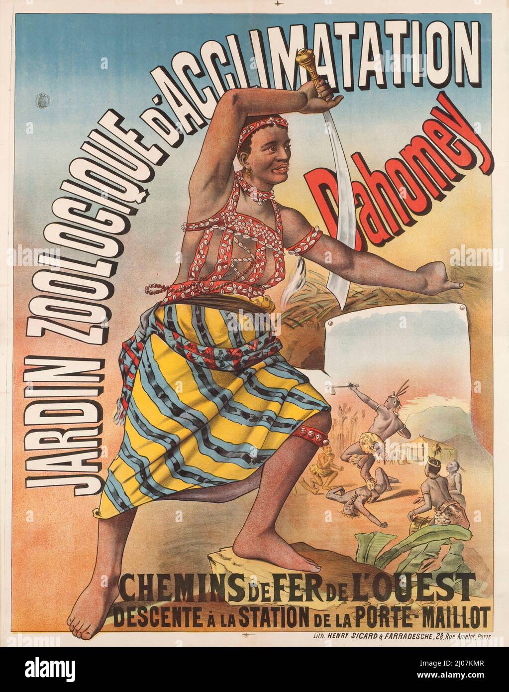 Jardin d'Acclimatation. Museo: COLLEZIONE PRIVATA. Autore: ANONIMO. Foto Stock