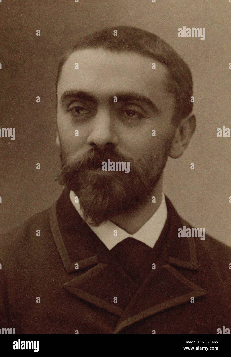 Ritratto del compositore Georges Hüe (1858-1948). Museo: COLLEZIONE PRIVATA. Autore: Studio fotografico Nadar. Foto Stock