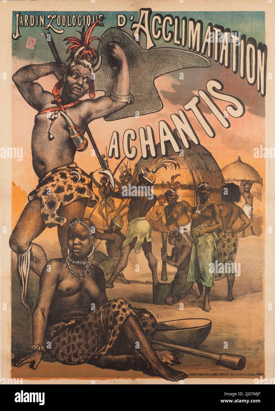 Jardin d'Acclimatation. Museo: COLLEZIONE PRIVATA. Autore: ANONIMO. Foto Stock