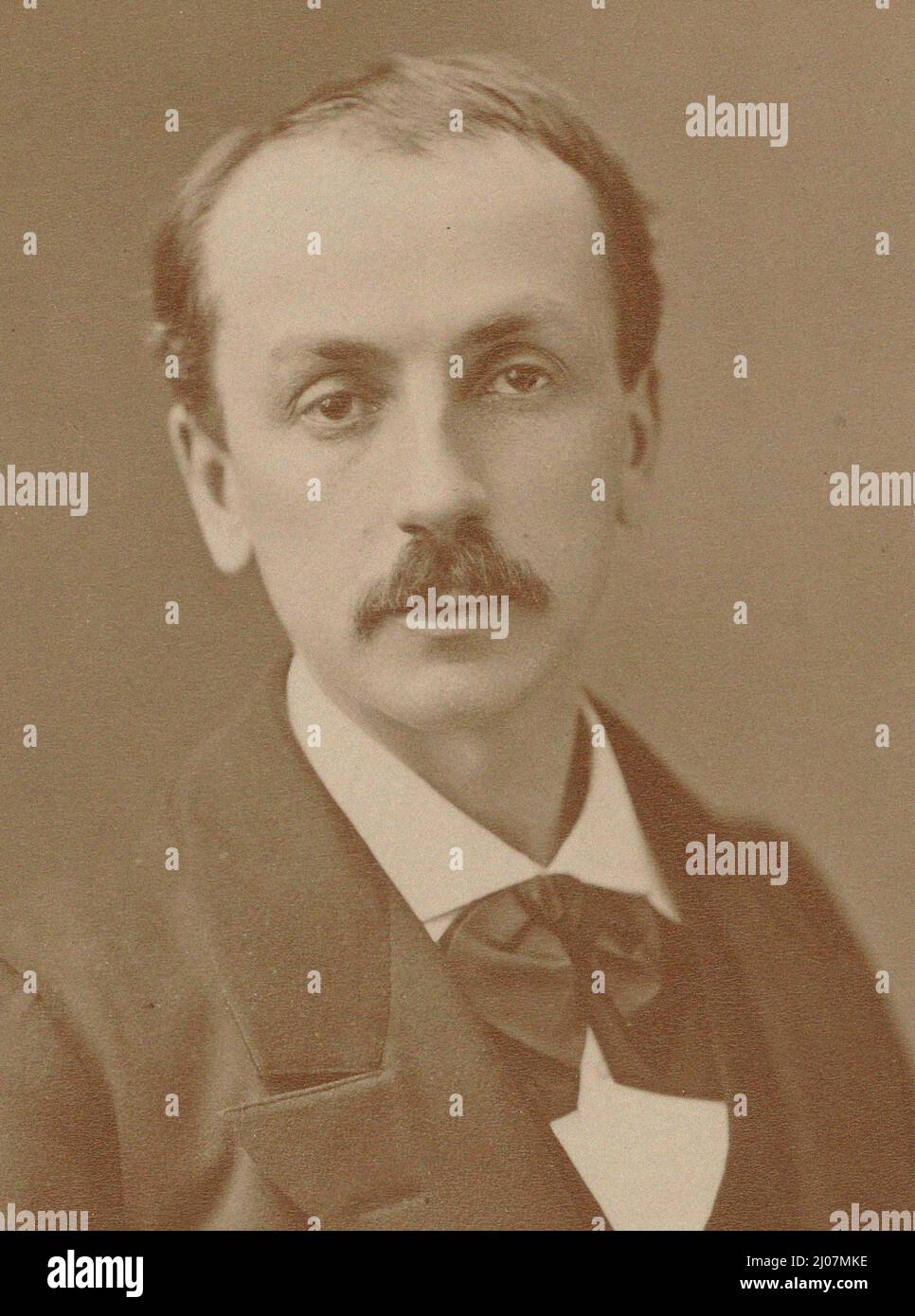 Ritratto del compositore Edmond Audran (1842-1901). Museo: COLLEZIONE PRIVATA. Autore: Studio fotografico Nadar. Foto Stock