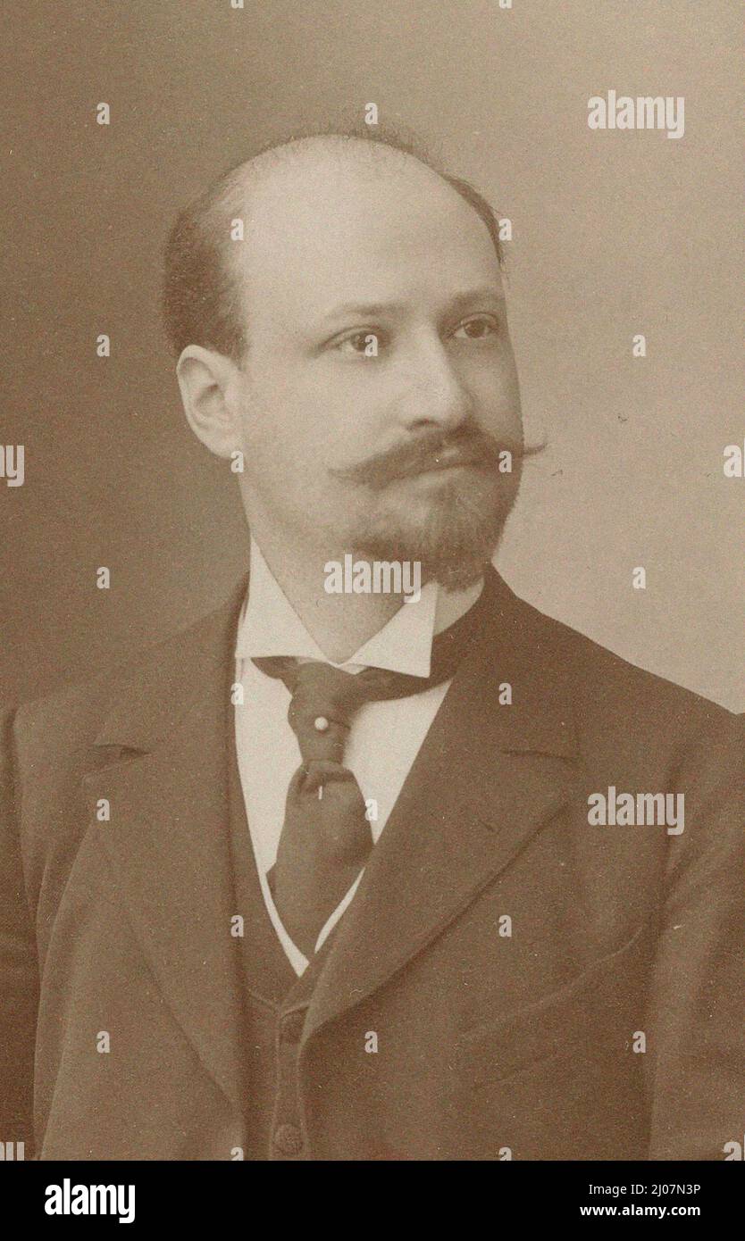 Ritratto del compositore Camille Erlanger (1863-1919). Museo: COLLEZIONE PRIVATA. Autore: Studio fotografico Nadar. Foto Stock