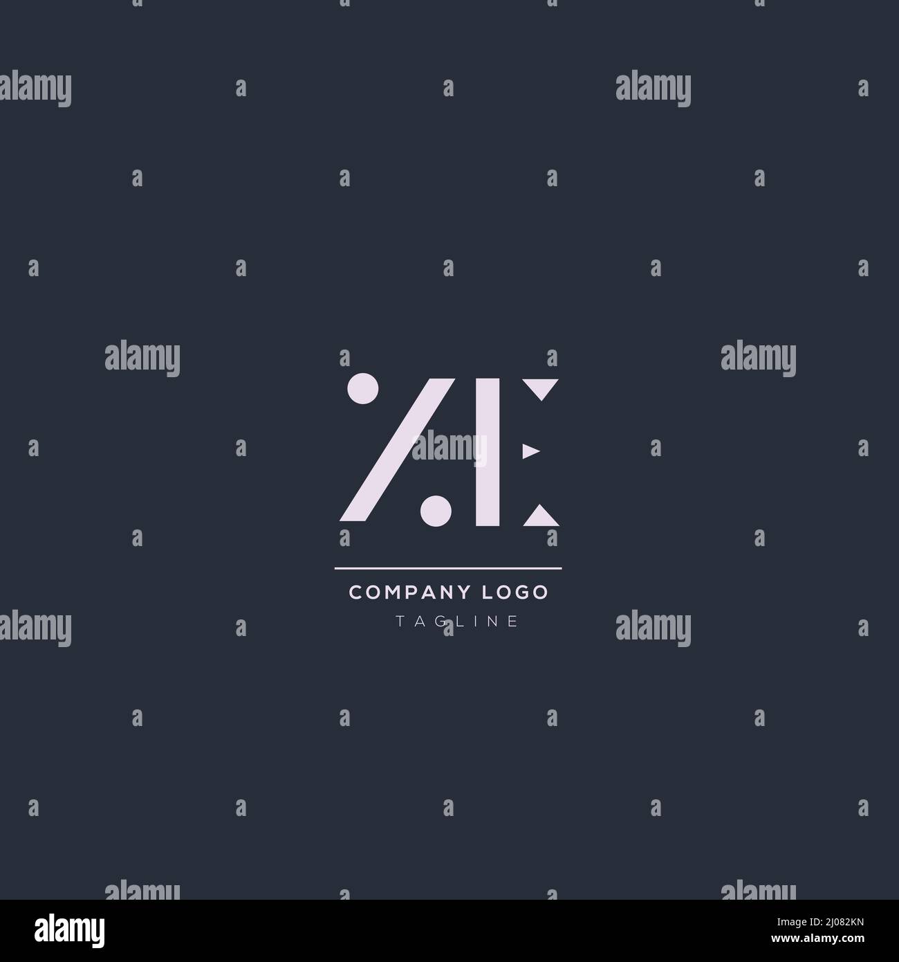 Logo e simbolo lettera ZE Concept design Illustrazione Vettoriale