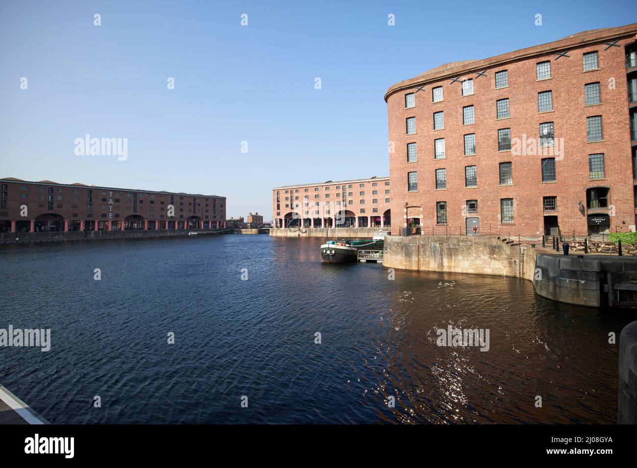 royal albert dock liverpool, inghilterra, regno unito Foto Stock