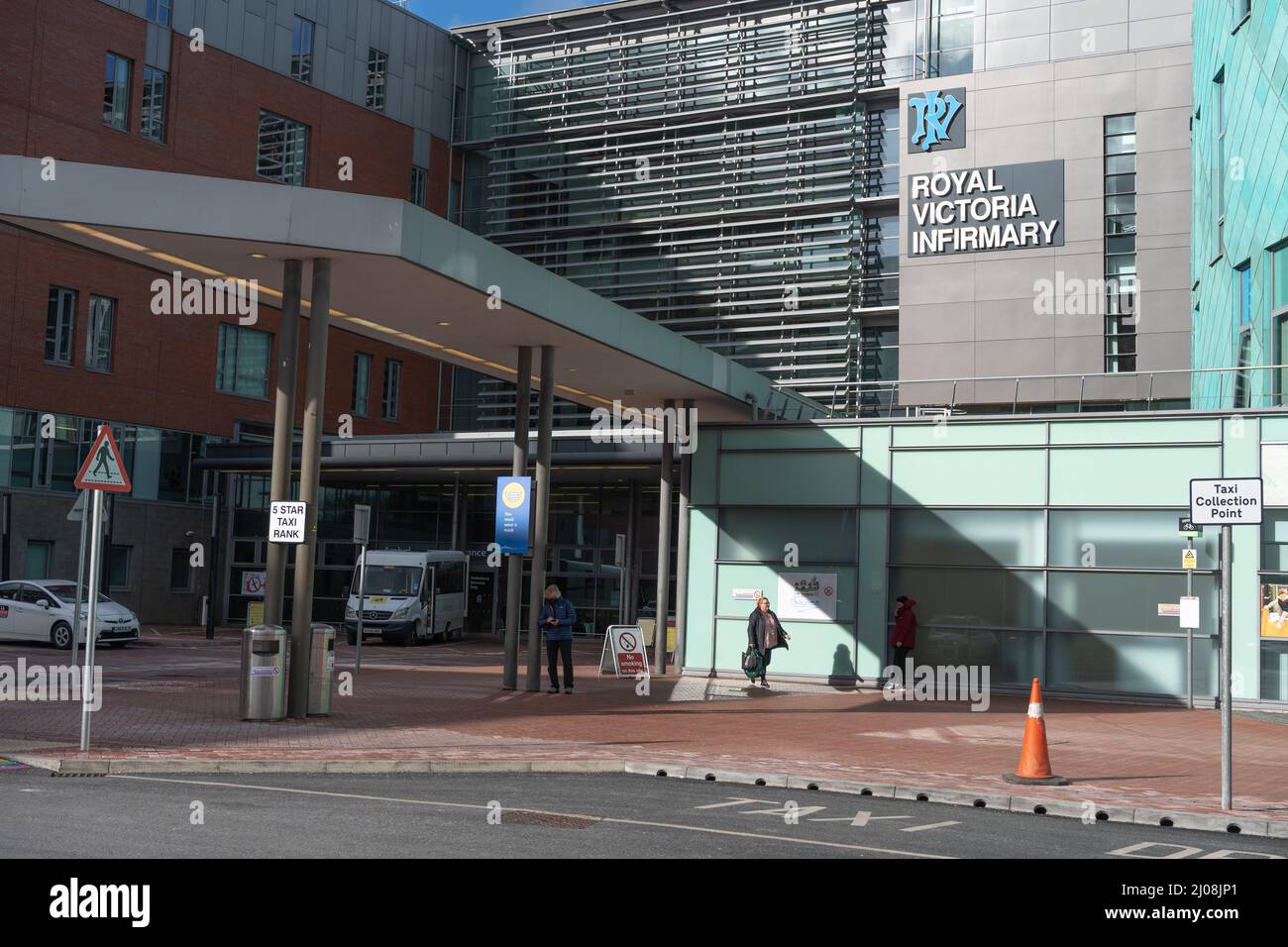 La Royal Victoria Infirmary, o RVI, sede del Great North Children's Hospital. Foto Stock