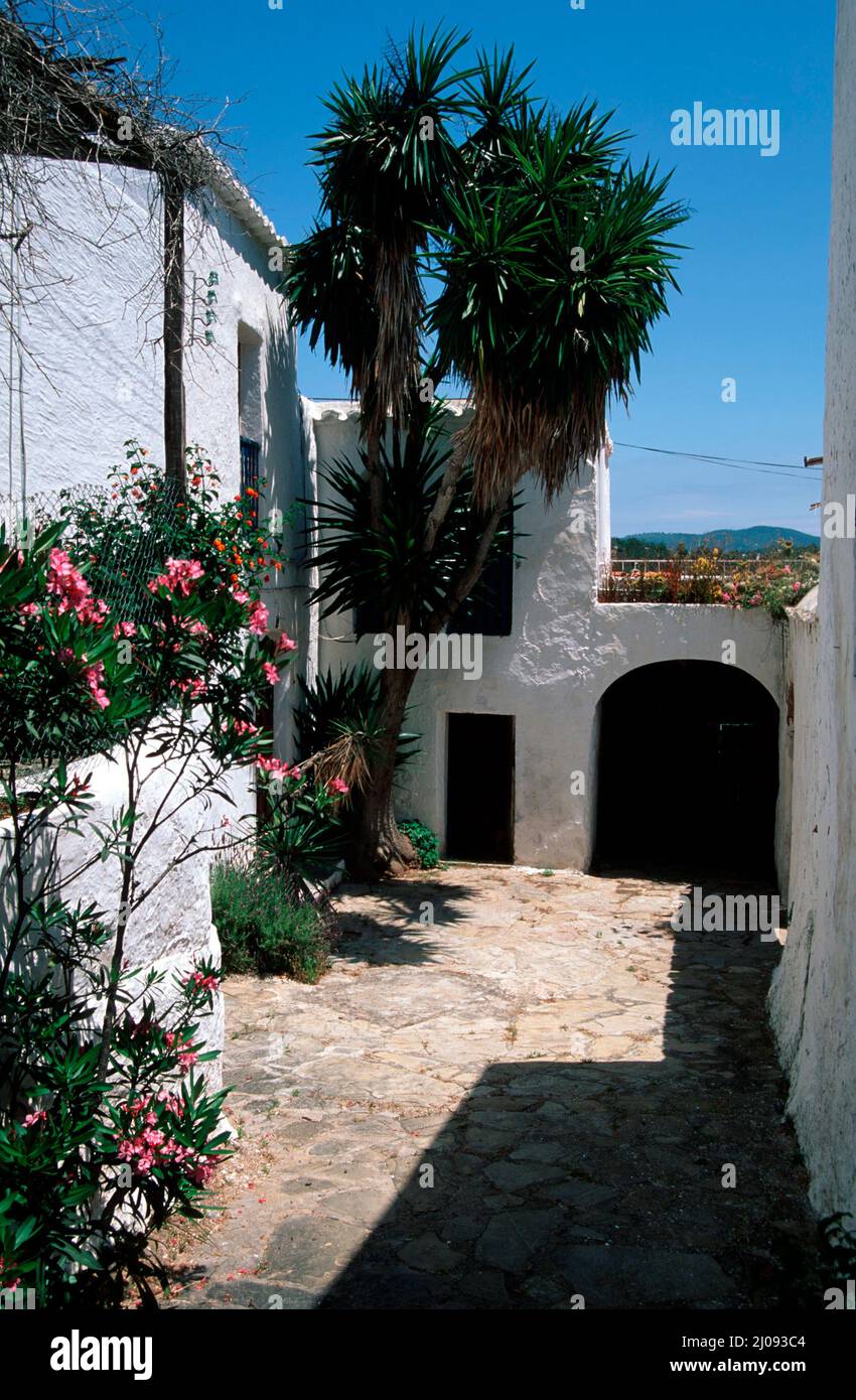Cantiere di Sant Miquel de Balansat, Ibiza, Spagna, Europa Foto Stock