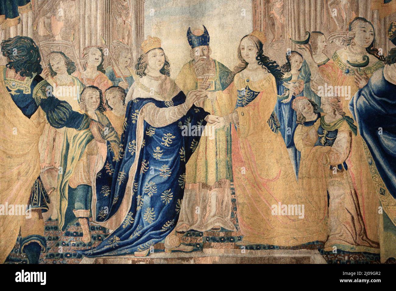 Le Cantique des Cantiques. Palais du Tau. Champagne-Ardenne. La Marne. Francia. / Cantico di Cantico : mi ha posto come un Sigillo sul tuo cuore. Palai Tau. Reims. FR Foto Stock