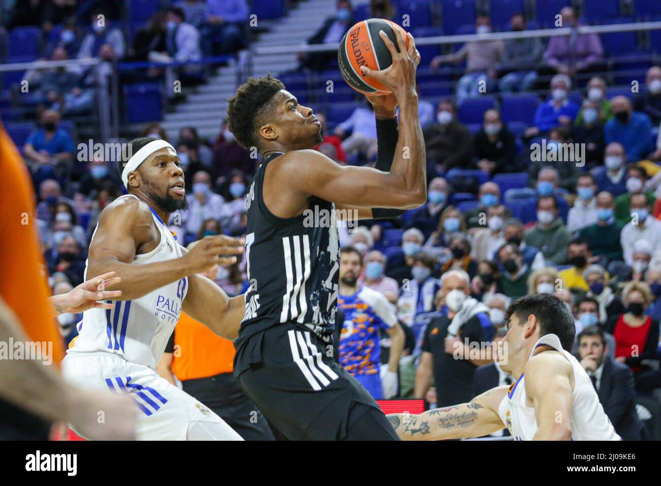 Madrid, Spagna. 17th Mar 2022. 17th marzo 2022; Wizink Center; Madrid, Spagna; Turkish Airlines Eurolega Basketball; Spagna, Real Madrid vs LDLC Asvel Villeurbanne; Kostas Antetokounmpo (asvel) 900/Cordon Press Credit: CORDON PRESS/Alamy Live News Foto Stock