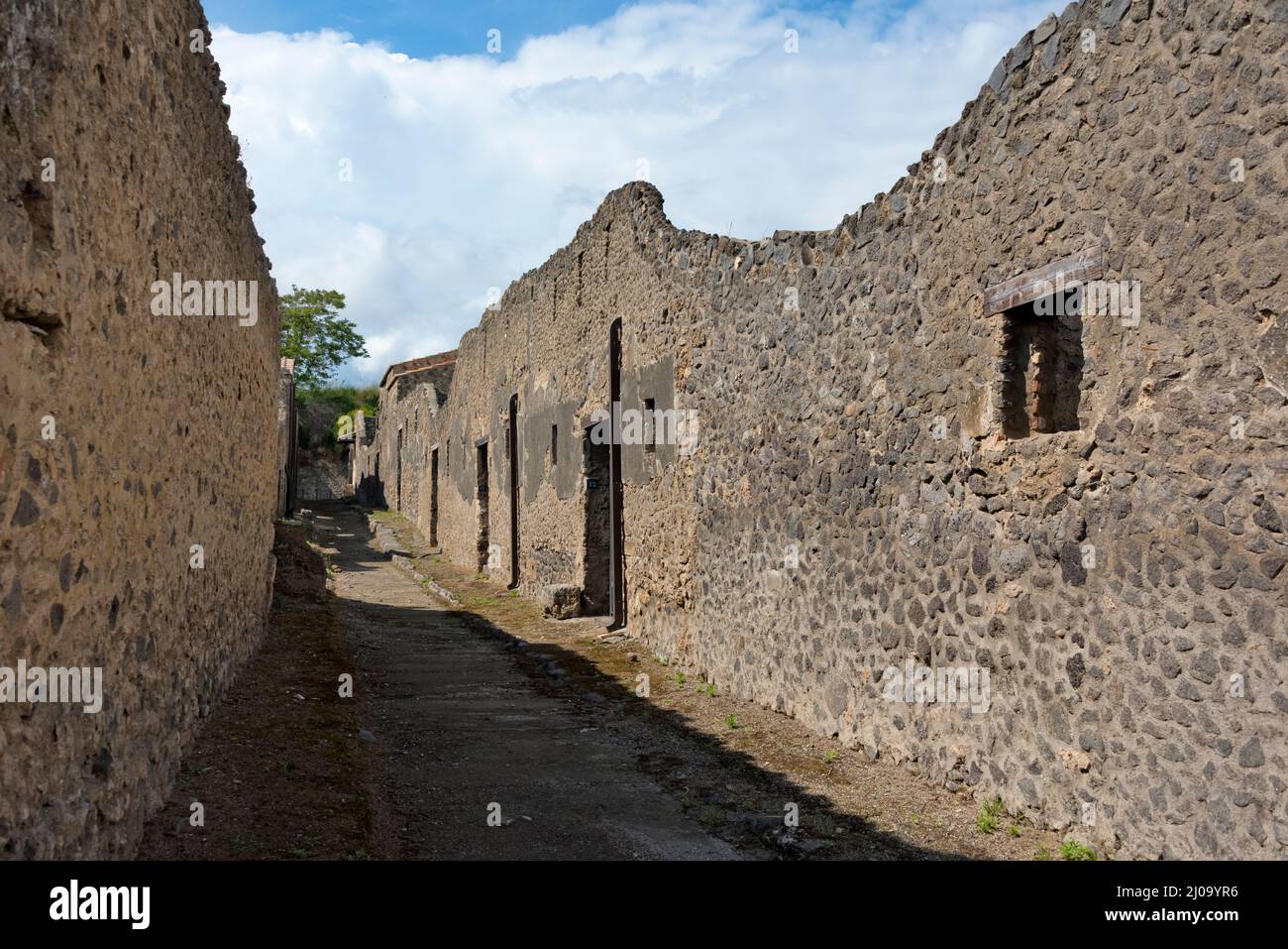Rovine di Pompei, Patrimonio dell'Umanità dell'UNESCO, Provincia di Napoli, Regione Campania, Italia Foto Stock