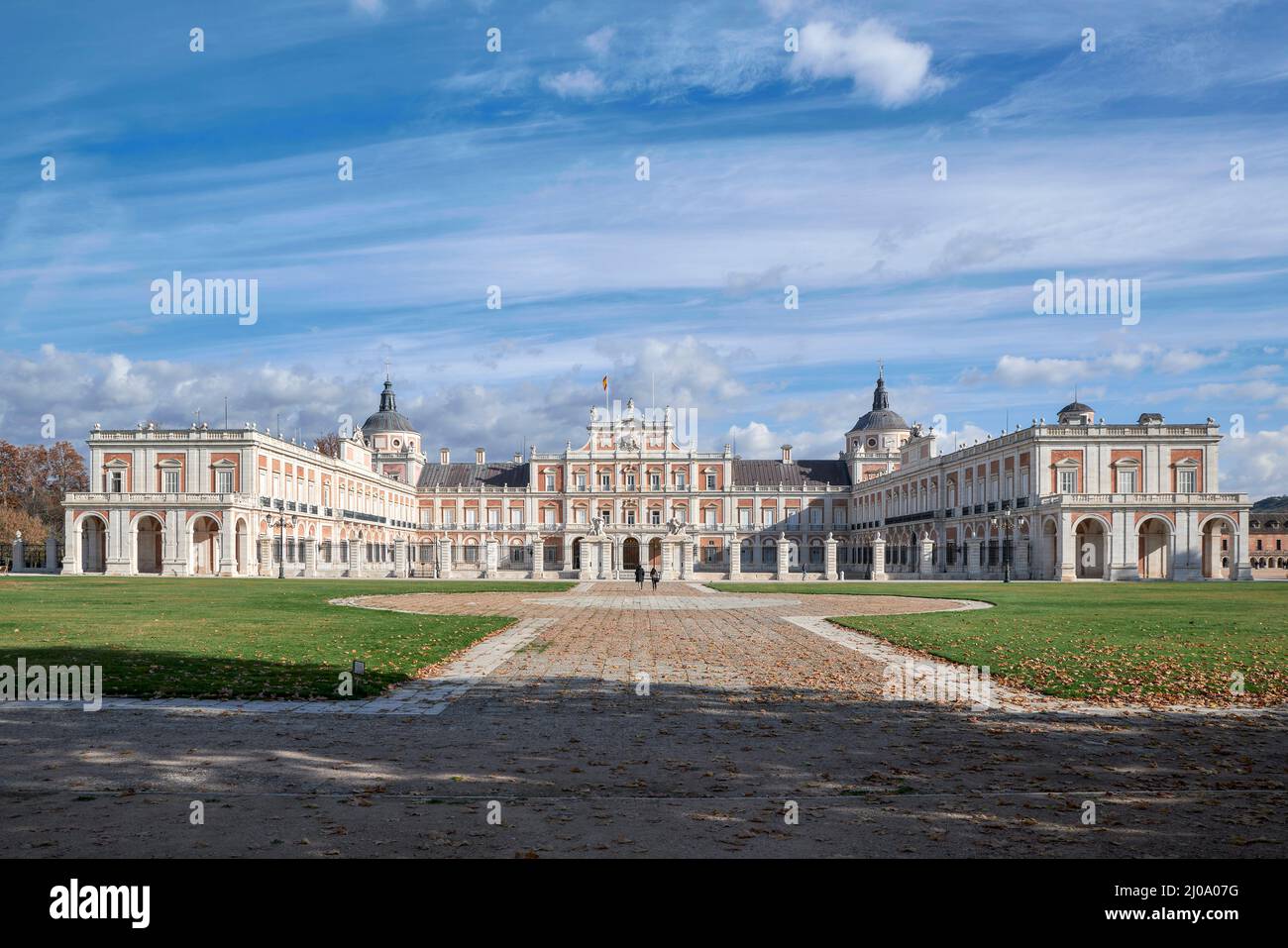 Palazzo reale (Palacio Real) della città di Aranjuez, Madrid, Spagna, Europa Foto Stock