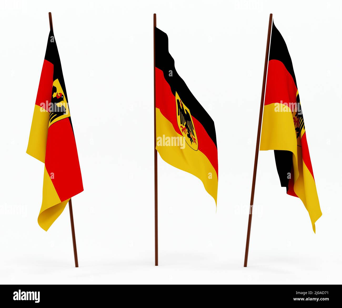 Bandiera della Germania Foto Stock