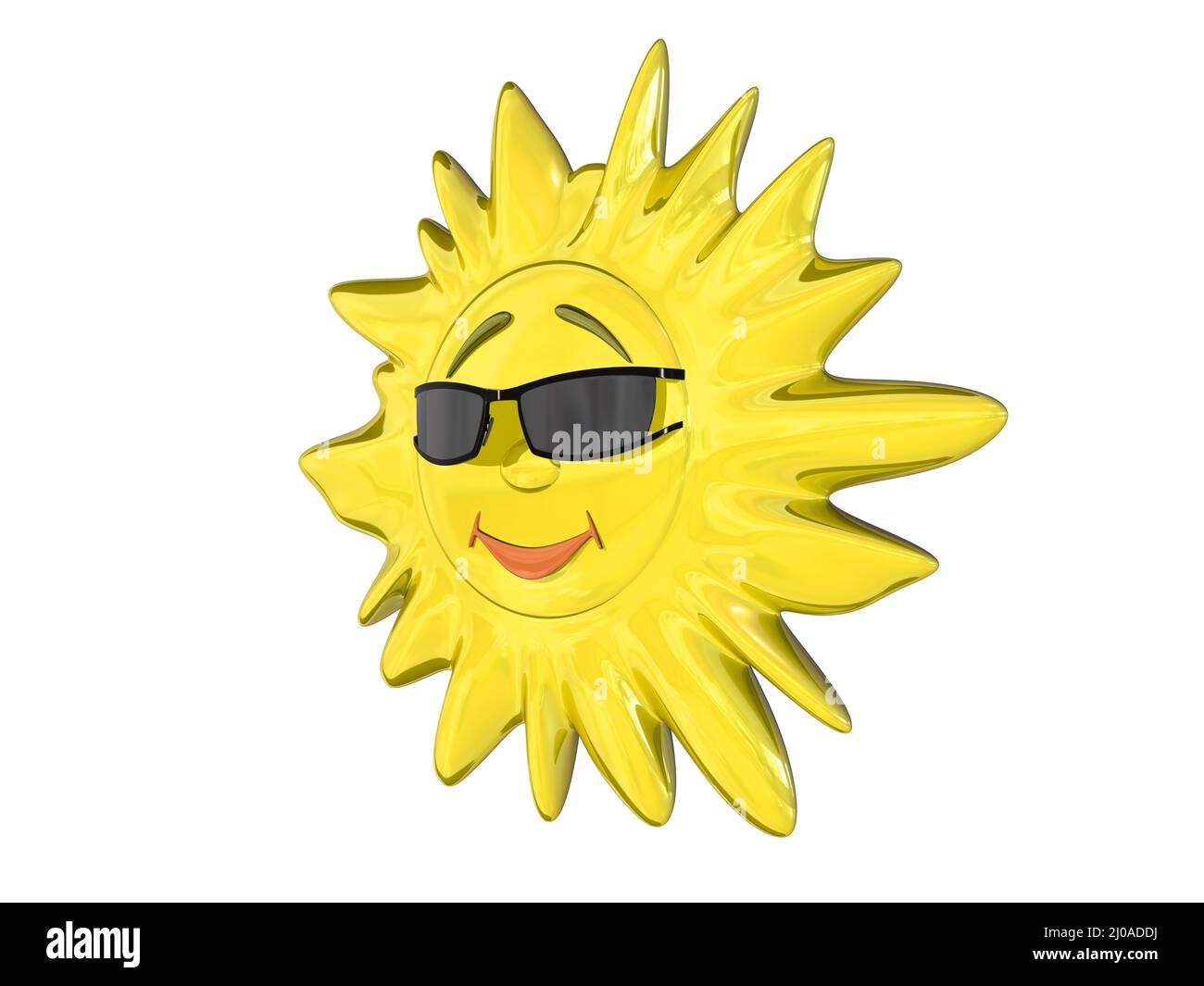 Sole del fumetto Foto Stock