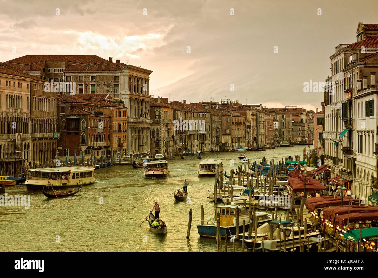 Canal grande Foto Stock