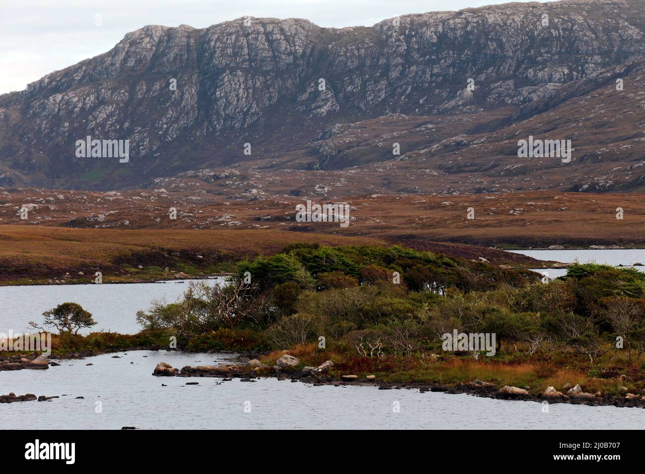 Loch Druidibeag, South Uist, Hebrides, Scozia Foto Stock