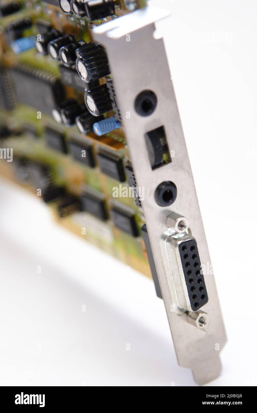 Computer di bordo Foto Stock