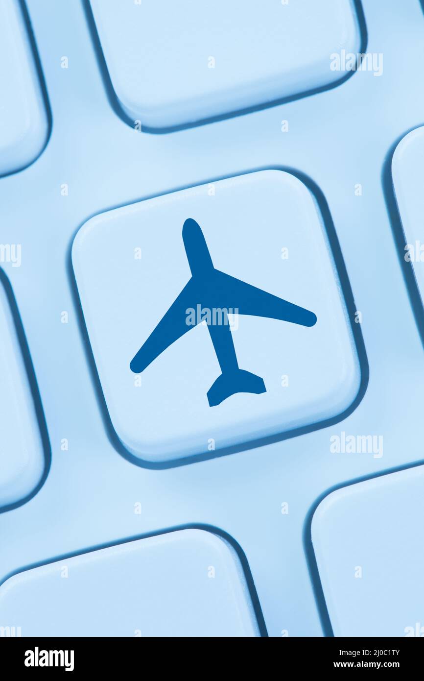 Viaggi vacanze online prenotazione shopping e-commerce shopping internet web Foto Stock