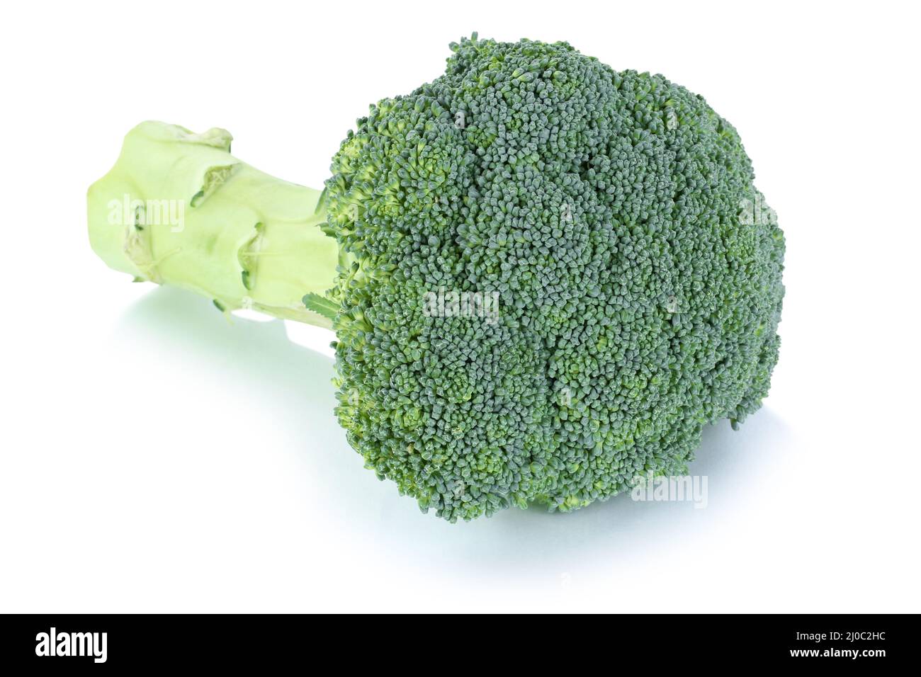 Broccoli broccoli esenzione vegetale isolato Foto Stock