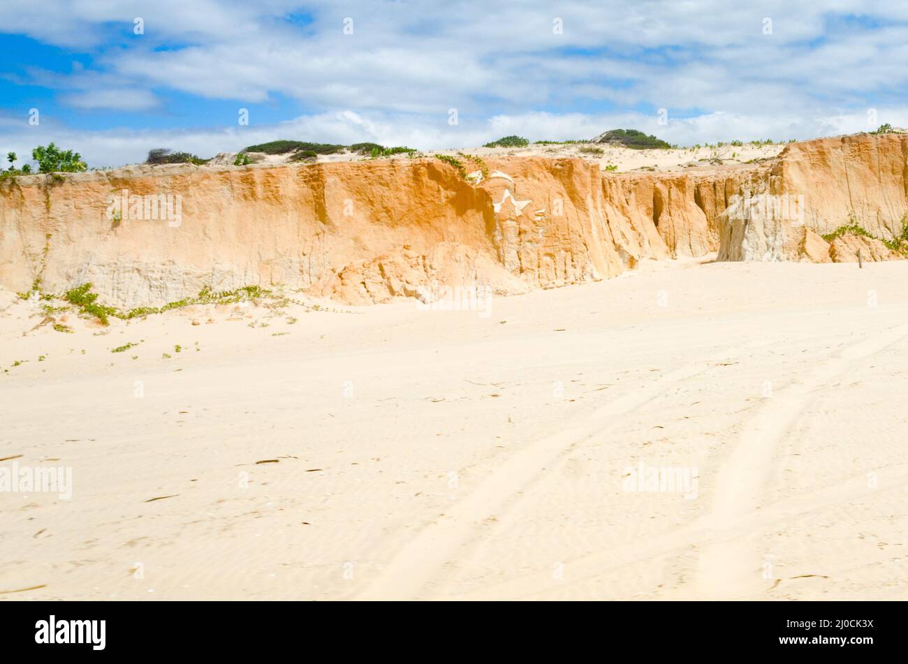 Collapse Canoa quebrada Beach logo nello stato di ceara Foto Stock