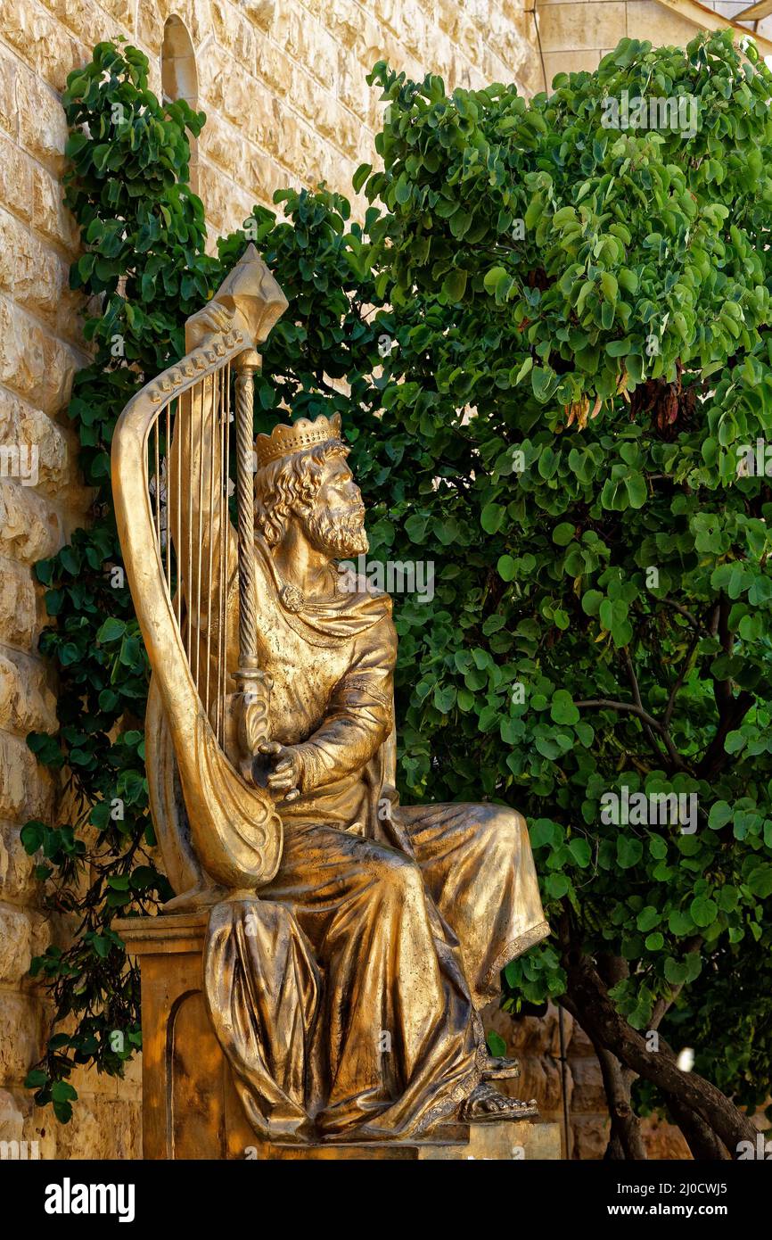 Statua di re David Foto Stock Statua di re David Foto Stock