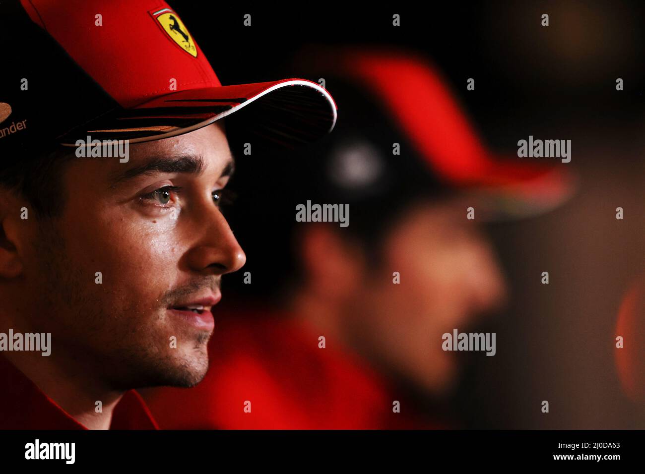 Sakhir, Bahrein. 18th Mar 2022. Charles Leclerc (MON) Ferrari. Gran Premio del Bahrain, venerdì 18th marzo 2022. Sakhir, Bahrein. Credit: James Moy/Alamy Live News Foto Stock