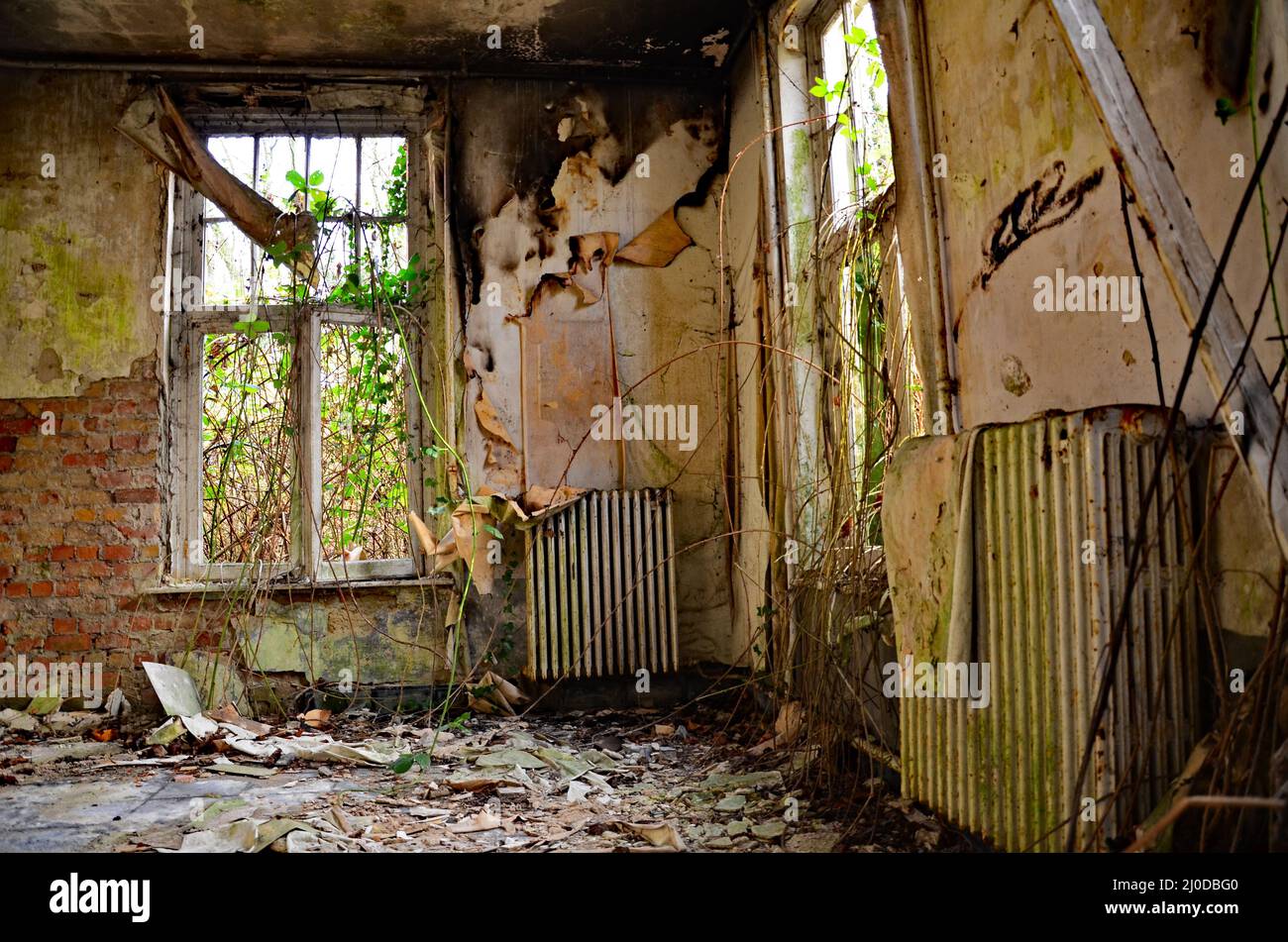 Vecchio luogo abbandonato Paesi Bassi Foto Stock