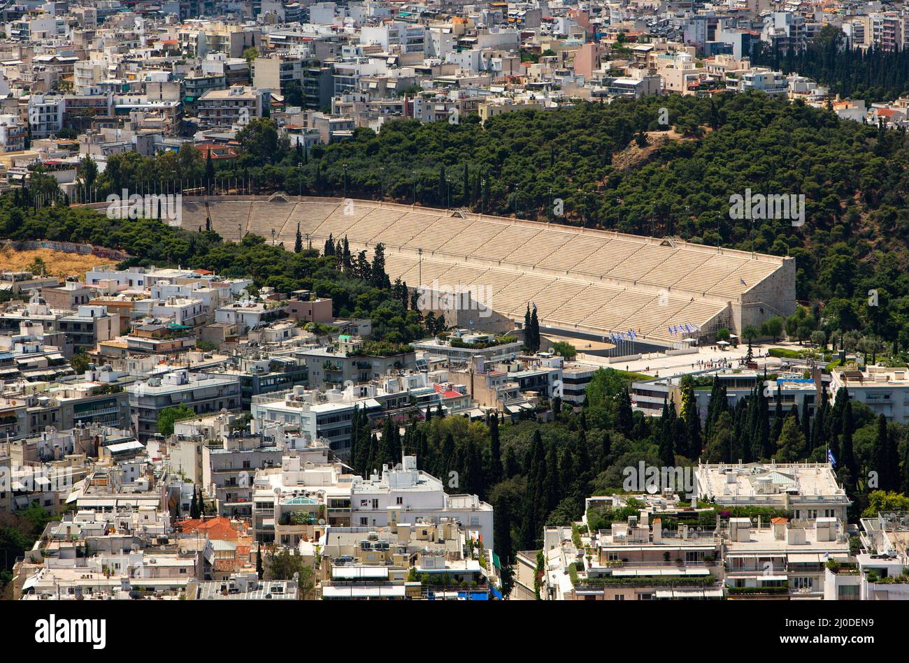 Grecia - Atene. Stadio Panathenaic. Foto Stock