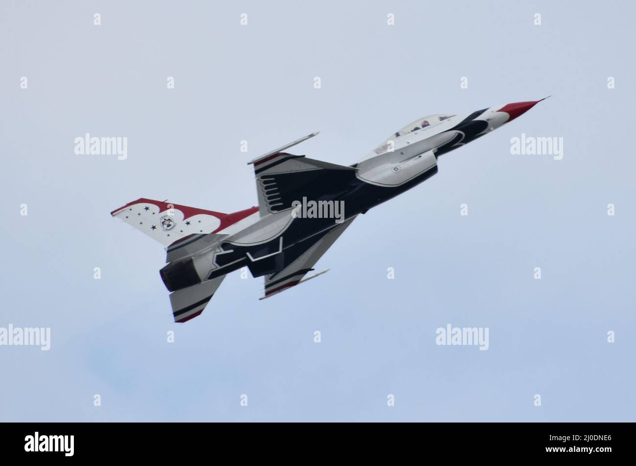 US Air Force Thunderbirds al Great New England Airshow del 2018 presso la Westover Air Reserve base Foto Stock