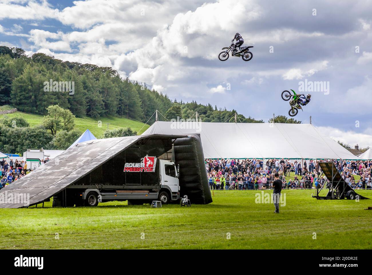 Freestyle Moto cross team 2 Foto Stock