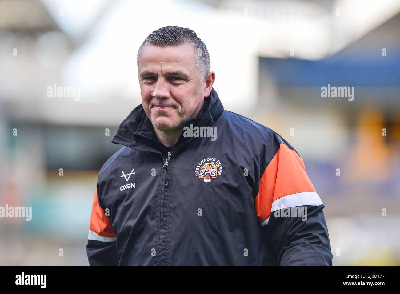 Huddersfield, Inghilterra - 12th Marzo 2022 - Andy Last, assistente allenatore di Castleford Tigers. Rugby League Betfred Super League Round 5 Huddersfield Giants vs Castleford Tigers al John Smith's Stadium, Huddersfield, Regno Unito Dean Williams Foto Stock