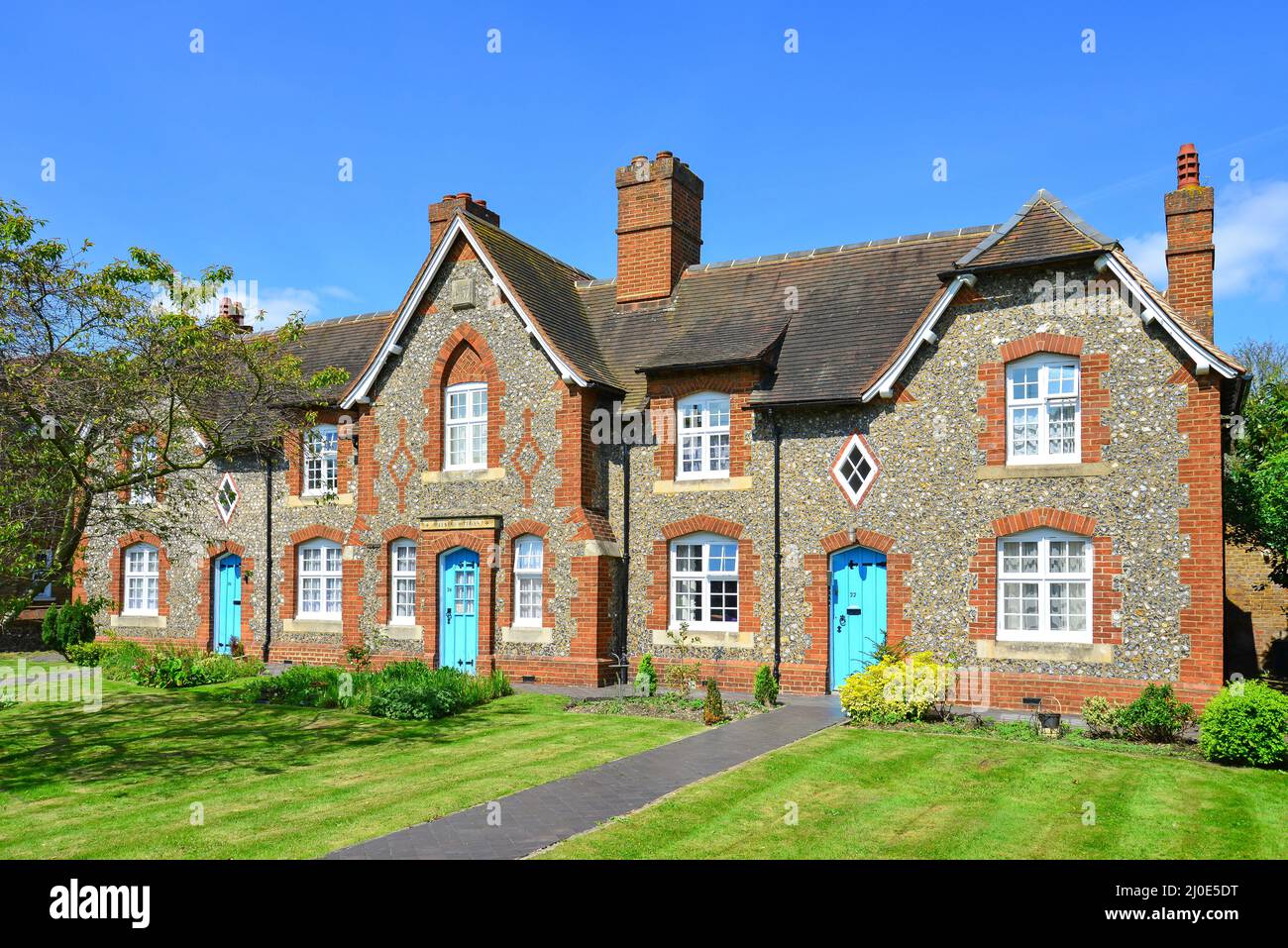 Cottage in pietra, Swakeley Road, Ickenham, London Borough of Hillingdon, Greater London, England, Regno Unito Foto Stock