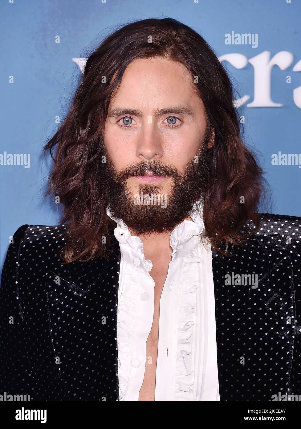 Los Angeles, CA. 17th Mar 2022. Jared Leto partecipa alla prima mondiale del 'WeCrashed' di Apple TV all'Academy Museum of Motion Pictures il 17 marzo 2022 a Los Angeles, California. Credit: Jeffrey Mayer/JTM Photos/Media Punch/Alamy Live News Foto Stock