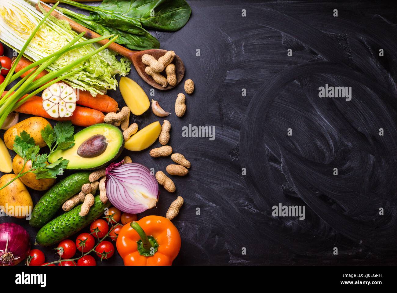 Telaio di alimentare con verdure Foto Stock