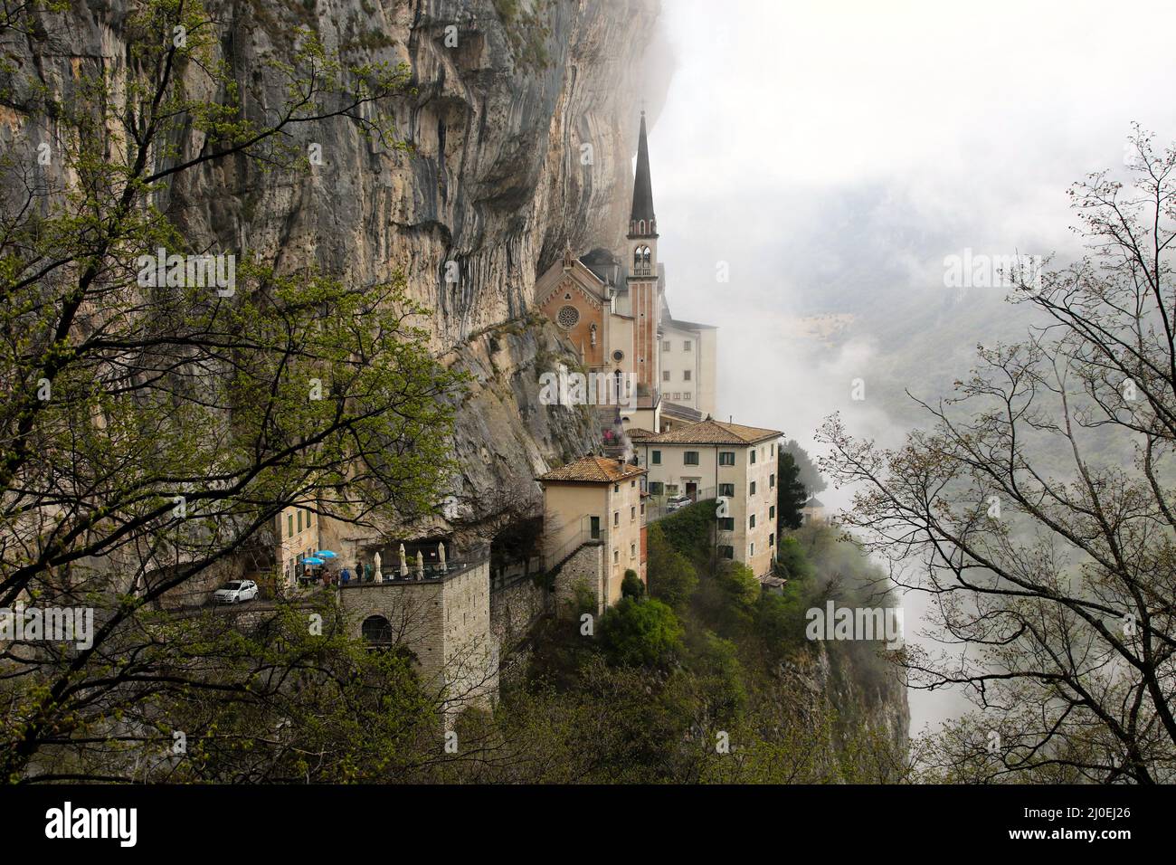 Madonna della Corona Foto Stock