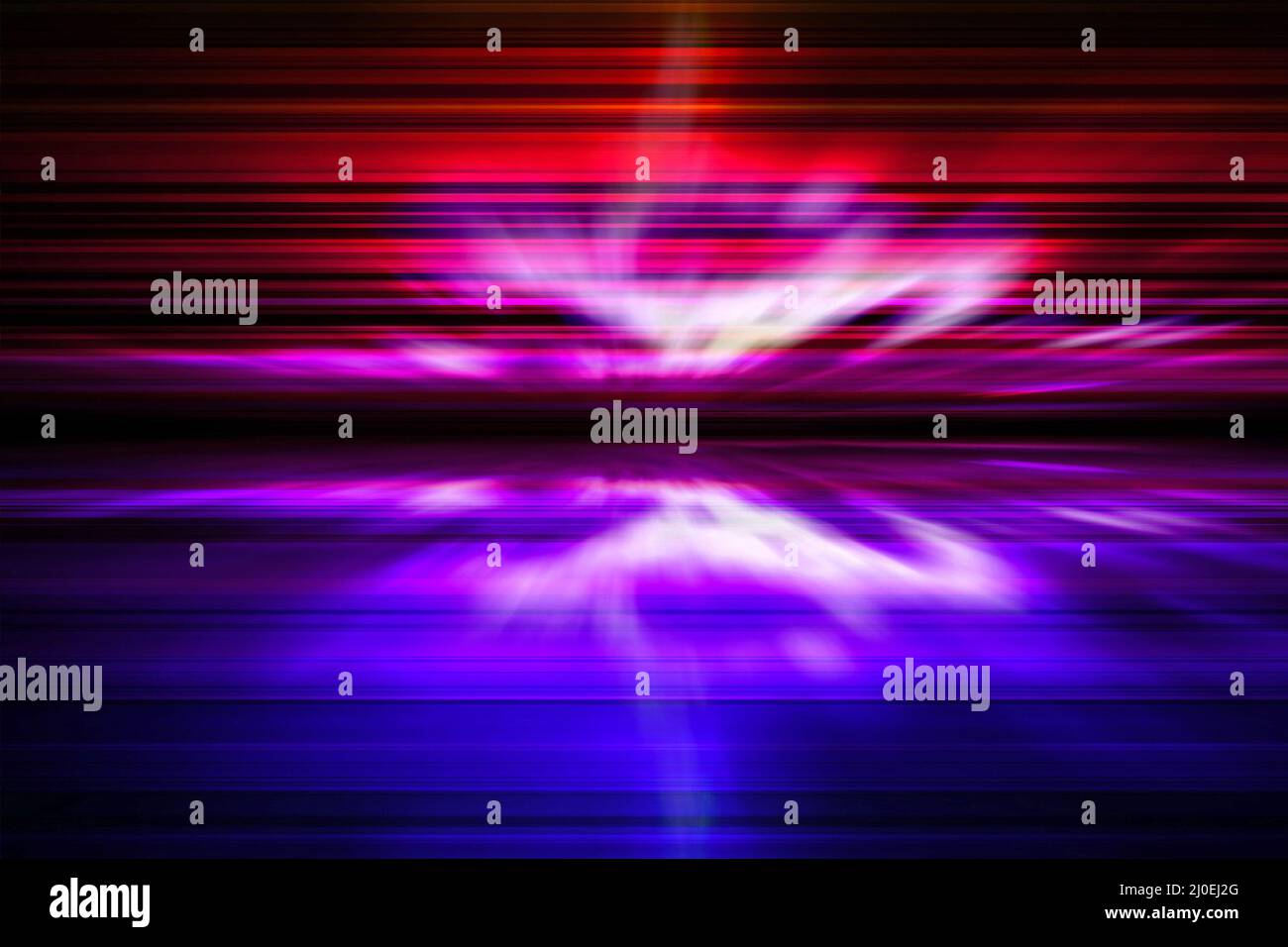 Sfondo a raffica di luce riflessa Foto Stock