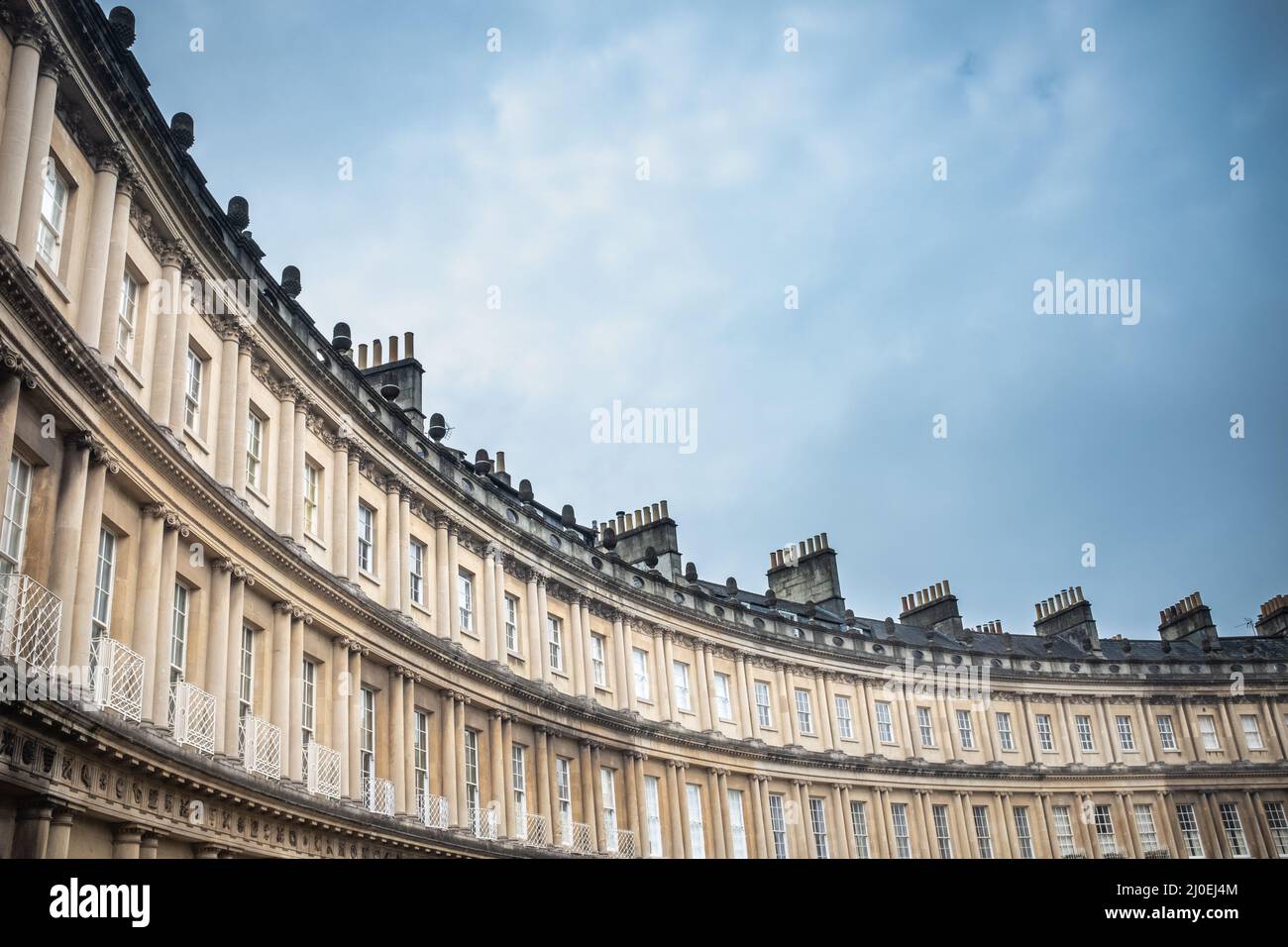 Il Circus Terrace a Bath Inghilterra Foto Stock