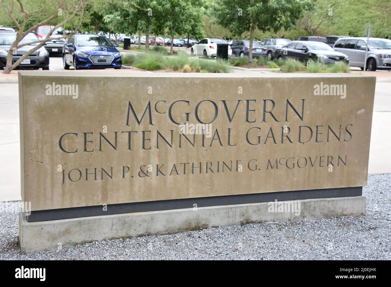 McGovern Centennial Gardens all'Hermann Park di Houston, Texas Foto Stock