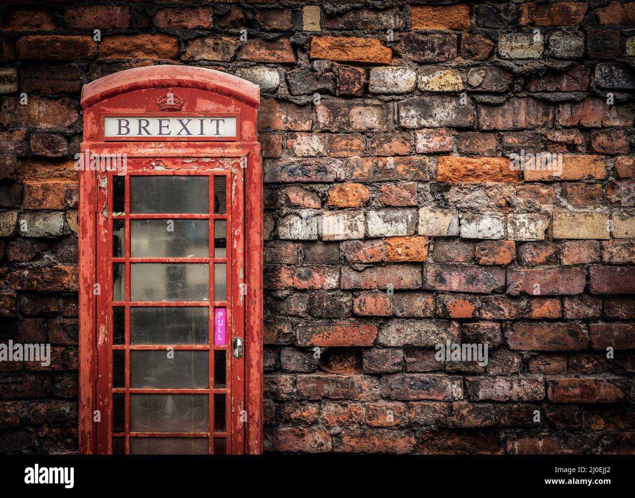 La Gran Bretagna infranta Brexit Foto Stock